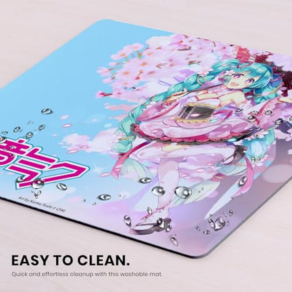 Head Case Designs Officially Licensed Hatsune Miku Sakura Graphics 9.84 x 11.81 x 0.12 inches (250 x 300 mm) - S Gaming Office Desk PC Keyboard Mouse Mat Pad - color: Sakura, size: 9.84 x 11.81 x 0.12 inches (250 x 300 mm) - S