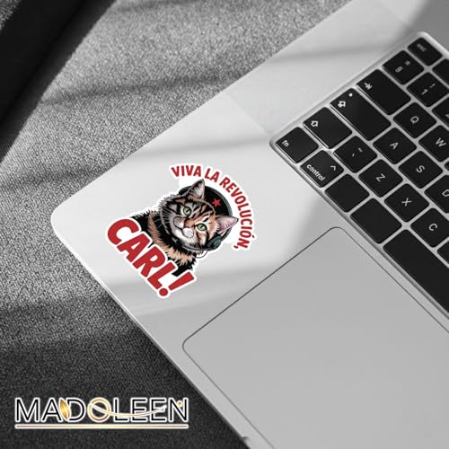 (5Pcs) Princess Donut Revolucion Carl Stickers 3 Inch, Dungeon Crawler Carl Poster, Funny Fantasy Quote Decals for Fans, Gaming Enthusiasts Waterproof Vinyl Decal for Laptop, Book, Car, Phone