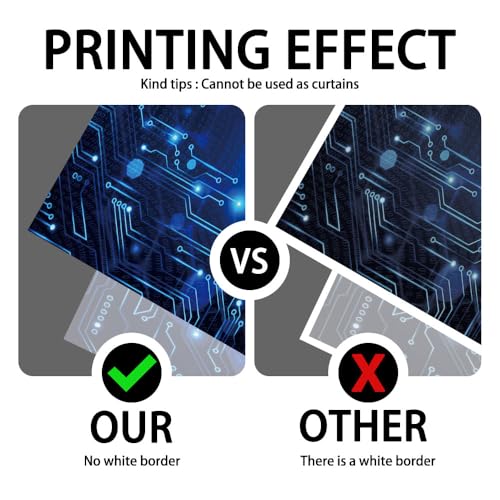 8x6FT Blue Glow Circuit Board Photo Backdrop Tech Theme Sequin Glitter Photography Background Digital Innovation Electronics Event Party Banner Decoration Supplies Polyester - size: 8x6FT