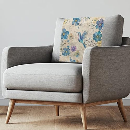 Boho Flower Butterfly Headrest Recliner Covers for Small Recliners Sofa Headrest Covers Pet Furniture Covers Non Slip Couch Chair Back Cover - color: Boho Flower Butterfly