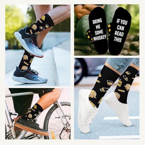 ZAGKOO Funny Socks for Men, Women - Stocking Stuffers for Men - color: Wine Sock