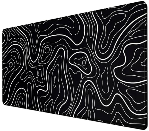 Large Mouse Pad, 31.5" × 15.7" Gaming Mousepad for Keyboard with Anti-Slip Rubber Base, Keyboard Pad XXL Modern Aesthetic Mouse Mat for Home and Office - color: D6