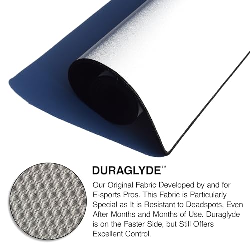 MPCO. Real Tree Large Gaming Desk Pad - 36" x 17" Duraglyde Fabric Edge Green – Without Logo Desk Mats - Non-Slip, Washable, Smooth Glide for Precision Gaming & Work - color: Duraglyde Edge Green – Without Logo