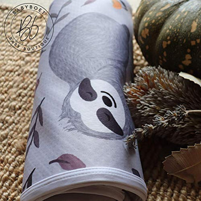 Splat Mat for Baby – Under High Chair Floor Mat Protects Wood, Vinyl and Carpet from Spills – Waterproof 4 Layer Baby Mat with Anti-Skid Backing Deters Bunching and Sliding (51” x 51”) - color: Sloth