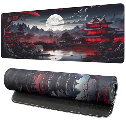 FreeNook Mouse Pad Gaming Mousepad,Large Mousepads for Keyboard and Mouse with Non-Slip Rubber Base,Suitable for School,Office,Home,31.5 x 11.8 Inch - color: RXLY, size: 31.5L x 11.8W inches
