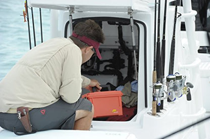 Plano 1312 Dry Storage Emergency Marine Box, Orange - size: One Size