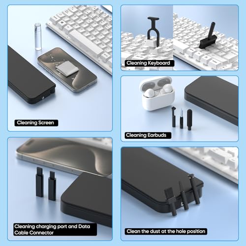 Keyboard Wrist Rest with Cleaning Kits,Palm Pad for Pain Relief, Wrist Support for Long Hours of Work, Gaming,Studying,Black 14.17'' Wrist Rest for 85% Mechanical Keyboard