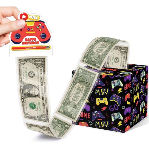 Money Pull Box for Cash Gift Gradient Luxury Money Pull Out Gift Box Money Holder for Cash with Pull Out Card Money Roll Gift Box Birthday Gifts for Women Men Best Friend - color: Color 007