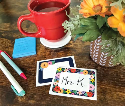 Teacher Created Resources Wildflowers Name Tags/Labels - Multi-Pack (TCR6701)