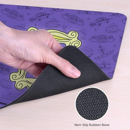 Head Case Designs Officially Licensed Friends TV Show Peephole Frame Graphics 9.84 x 11.81 x 0.12 inches (250 x 300 mm) - S Gaming Office Desk PC Keyboard Mouse Mat Pad - size: 9.84 x 11.81 x 0.12 inches (250 x 300 mm) - S