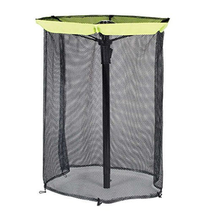 Franklin Sports Disc Golf Baskets - Portable Disc Golf Target with Chains Included - Disc Golf Basket Stand Equipment for Hole + Course Creation - style: Starter Plastic Chain