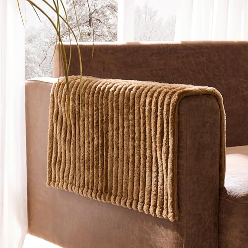 100% Waterproof Couch Arm Covers 2pcs, Fuzzy Chair Arm Covers Thick Soft Recliner Chair Armrest Protectors, Non-Slip Couch Armrest Cover Pet mats for Sofa (Coconut, 22" x 22" 2 Pack) - color: Coconut, size: 22" x 22" 2 Pack
