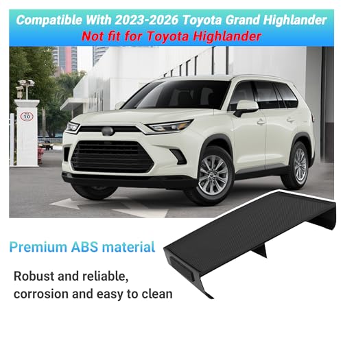 Center Console Organizer Compatible with 2023-2025 2026 Toyota Grand Highlander Interior Accessories, Console Organizer Tray for Cell Phone and Vehicle Key - size: Central Control Compartment Tray