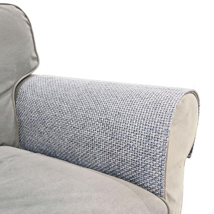 Couch Chair Arm Covers for Sofa, Waterproof Armrest Armchair Covers Non-Slip Recliner Slipcovers, Set of 2 (Light Gray, 24"×20") - color: Light Gray