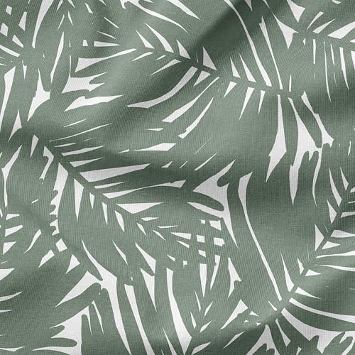 Arden Outdoor Midback Chair Cushion, 18 x 16.5, Rain-Proof, Fade Resistant Sage King Palm - color: Sage King Palm