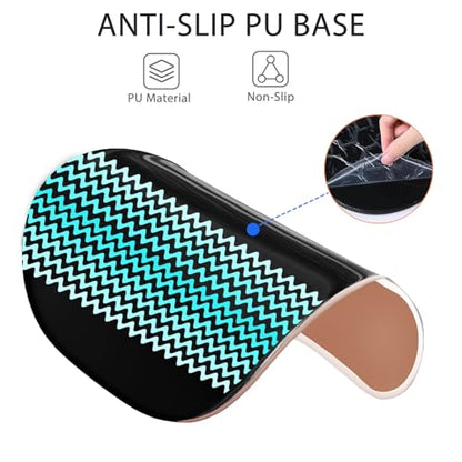 Ergonomic Mouse Pad with Wrist Rest, Comfortable Gel Concave Mouse Pad | Pain Relief Mouse Pads with Smooth Wrist Support for Office & Home Gradient Light Brown - color: Gradient Light Brown