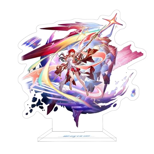 Rainteam Honkai: Star Rail Acrylic Stand Figure Amphoreus' Saga of Heroes Standee Character Decorations（Himeko·Nova） - color: Himeko·nova
