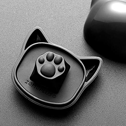 SYA ZOMOPLUS Cute Keycaps,Novelty Cat-Claws Keycap 3D Model OEM Profile Keyboard Keycaps Custom Key Caps for Cherry MX Switches Mechanical Gaming Keyboard Catpaw ESC-Key Keycap(BlackGray1pcs) - color: BlackGray-1pcs