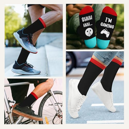 ZAGKOO Funny Socks for Men, Women - Stocking Stuffers for Men - color: Gaming 1