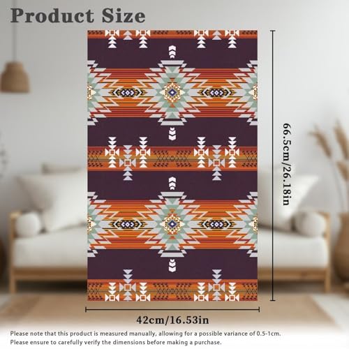 Aztec Sofa Headrest Covers Recliner Headrest Protector Cover Wrinkle Resistant Recliner Sofa Head Rest Covers Protector for Couch 2 Pcs - color: Aztec Print