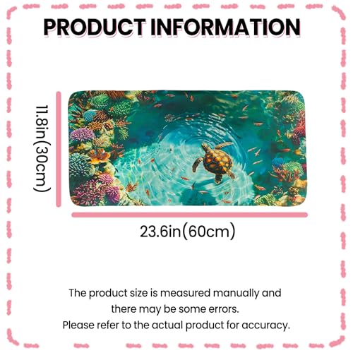 Non-Slip Waterproof Desk Pad Protector for Mouse, Writing Desk, Office, Home, Laptop Blotter, 23.6" x 11.8", Black - color: Black