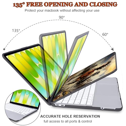 for 2026 MacBook Neo 13 Inch Case A18 Pro A3404 | Slim Scratch-Resistant Hard Shell Case with Keyboard Cover, Screen Film, Silicone Dust Plugs & Webcam Privacy Cover | Galloping Horse - color: Galloping Horse