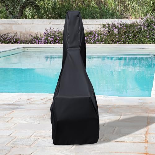 Pool Lift Chair Protective Cover,600D Waterproof Swimming Pool Lift Chair Cover for Spectrum Aquatics Aspen/Freedom and Motion Trek 350 | 47949 Series,Outdoor Pool Accessories,Black - color: Black, size: 69''Lx24''Wx88''H