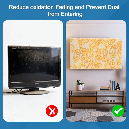 PATIKIL Monitor Dust Cover Anti-Static Dustproof Protective Cover Computer Screen Sleeve for 32 Inch Computer Monitors PC Desktop TV LCD LED HD Panel Case, Black - size: 32 Inch