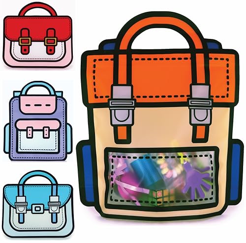 20 Pack Gift Bags for Kids Birthday Party Supplies - Bulk Goodie Bag for Candy, Snacks, or Favors with Resealable Ziplock Seal (Orange/Small) - color: Orange/Small