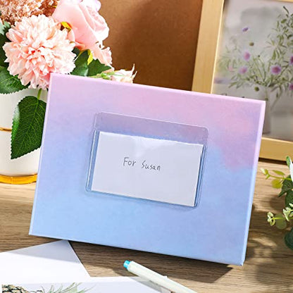 Chinco 30 Pcs Self Adhesive Pockets, Bin Labels for Storage Bins, Clear Pocket Label Sleeves, Plastic Index Card Holder with Top Open for Organizing Bins Box Drawer (4.06 x 2.48 Inches) - size: 4.06 x 2.48 Inches