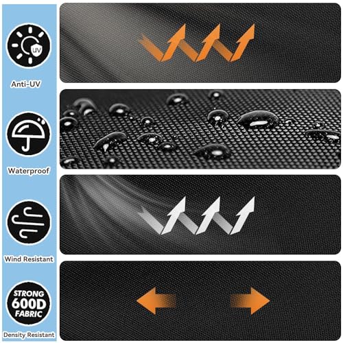 Universal Dust Cover For Printers, Made Of Heat-Resistant, Waterproof And Dust-Proof 600D Nylon Material, Compatible For HP Officejet Pro, For HP Deskjet, For HP Smart-Tank Series All-In-One Printers