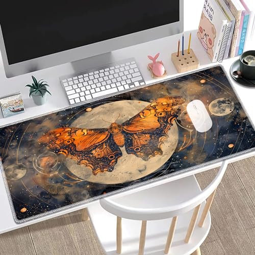 MTG Playmat, Smooth Surface Game Play Pad MTG TCG 24 x 14 inch with Storage Bag, Non-Slip Mouse Pad Card Fighting Game, Selenophora Sibirica - color: Selenophora Sibirica