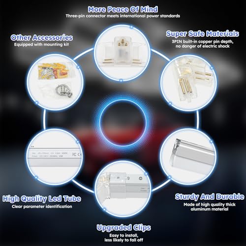 Large Hexagonal LED Lights - Overstock Hexagonal Lights for Garages, Stores, Conference Rooms, Auto Repair Shops - size: Hexagonal