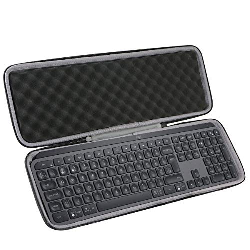 co2CREA Hard Case Replacement for Logitech MX Keys S/MX Keys Advanced Wireless Illuminated Keyboard (Case for MX Keys Keyboard, Black Case) - color: Black, size: Case for MX Keys Keyboard