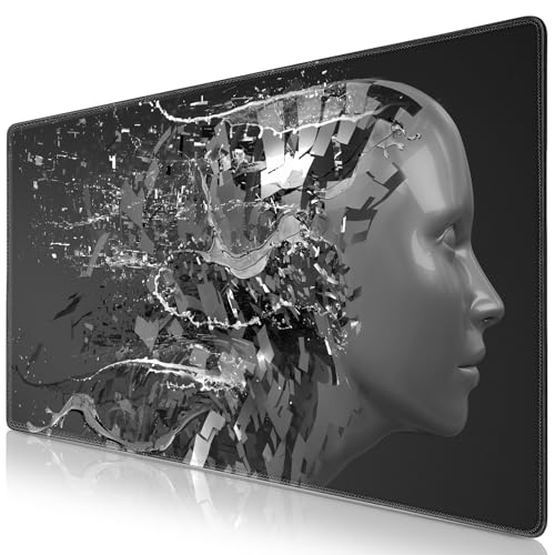 Canjoy Gaming Mouse Pad, Large Extended Mouse Pad Big Computer Mousepad for Home Office Gaming Work 31.5x15.7inch - color: Artificial Intelligence