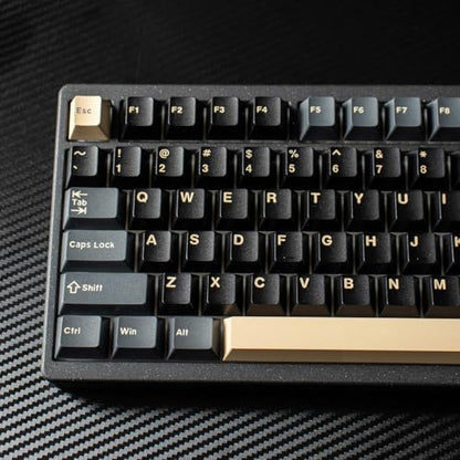 Sumgsn 173 Keys Doubleshot Keycaps Cherry Profile Apes Keycaps Set 7u Spacebar Fit for 61/64/87/104/108 Cherry Mx Switches ISO ANSI Layout Mechanical Keyboards Alice Keyboards - color: Apes Keycaps