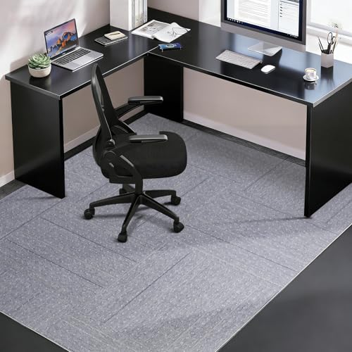 Clear Office Chair Mat for Carpet - 46"x60" Heavy-Duty Protection for Low Pile Carpets - Not Suitable for Hardwood Floors - size: 60×46inch