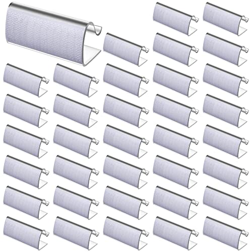 Maitys 180 Pcs Clear Table Skirt Clips Bulk, Transparent Plastic Tablecloth Clip Holder Clamps with Hook Loop for Wedding Picnic Camping Party Indoor Outdoor Events, Fits 3/4 to 1 Inch Thick Tables