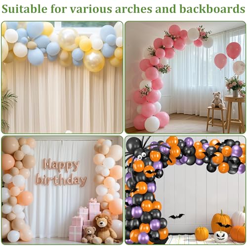 20 Pack Balloon Arch Clips, 2.4" Plastic Transparent Clamps Heavy Duty Spring Clamps for Balloon Arch, Birthday Decoration, Backdrop, Photography, DIY Craft Supplies