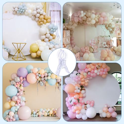20pcs Balloon Arch Clips Transparent Large Plastic Backdrop Clips Spring Clamps 3.54inch Heavy Duty Clamps For Balloon Arch Crafts Backdrop Woodworking Photography Studios