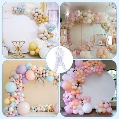 20pcs Balloon Arch Clips Transparent Large Plastic Backdrop Clips Spring Clamps 3.54inch Heavy Duty Clamps For Balloon Arch Crafts Backdrop Woodworking Photography Studios