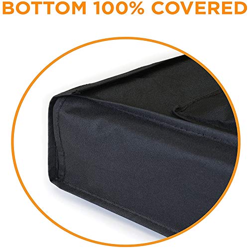 Outdoor TV Cover 55" - 58" - with Bottom Cover - 600D Water-Resistant and Dust-Resistant Material- Fits Your TV Better - size: 55''-58''