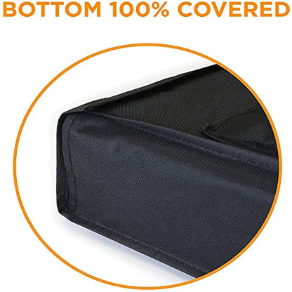 Outdoor TV Cover 55" - 58" - with Bottom Cover - 600D Water-Resistant and Dust-Resistant Material- Fits Your TV Better - size: 55''-58''