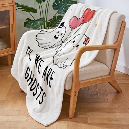 Anniversary Romantic Gifts for Women Men, Soft Flannel Love Blanket, Valentines Anniversary Birthday Gifts for Girlfriend Boyfriend, Engagement Wedding Gift for Wife Husband - 50’’ x 60’’ - color: Love