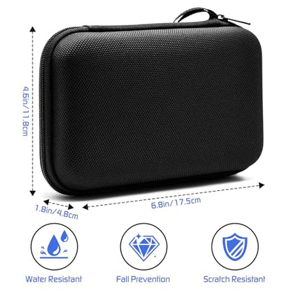 DPVPER Carrying Case for Gameboy Advance SP, Accessories for GBA SP, Hard Storage Portable Bag for GBA SP - Holds 8 Games - size: No Charger Fit