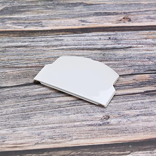 SING F LTD 2PCS Replacement Battery Door Covers Cases Protectors Compatible with Sony PSP 2000 2003 2004 3000 3003 3004 White Plastic Console Accessories - color: White