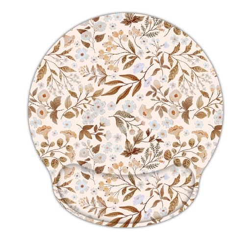RICHEN Ergonomic Mouse Pad with Wrist Support,Non-Slip Rubber Base for Computer Laptop & Mac,Lightweight Rest for Home,Office & Travel (Sicilian Flowers) - color: Sicilian Flowers