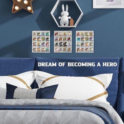 2 Pack Acrylic Display Case for Funko Bitty Pop, 4-Tiered Clear Wall Mounted or Desktop Dustproof Mini Collectible Toys Figures Display Shelf Case - color: 2pcs