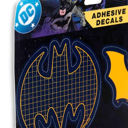 DC Comics Batman Adhesive Vinyl Decals - Iconic Set of Batman Stickers for Car, Water Bottle or Laptop, 1 Pack (3 Count) - color: Black/Navy