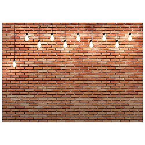 7X5FT Red Brick Wall Backdrop Photography Backdrops Vintage Photo Backdrop Studio Photo Background DH-194 - size: 7X5FT